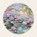 Waterlily Haze rond schilderij