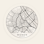 Wenen stadskaart rond