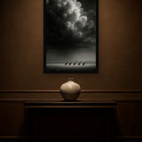 Amber Storm interieur mockup met zwarte lijst