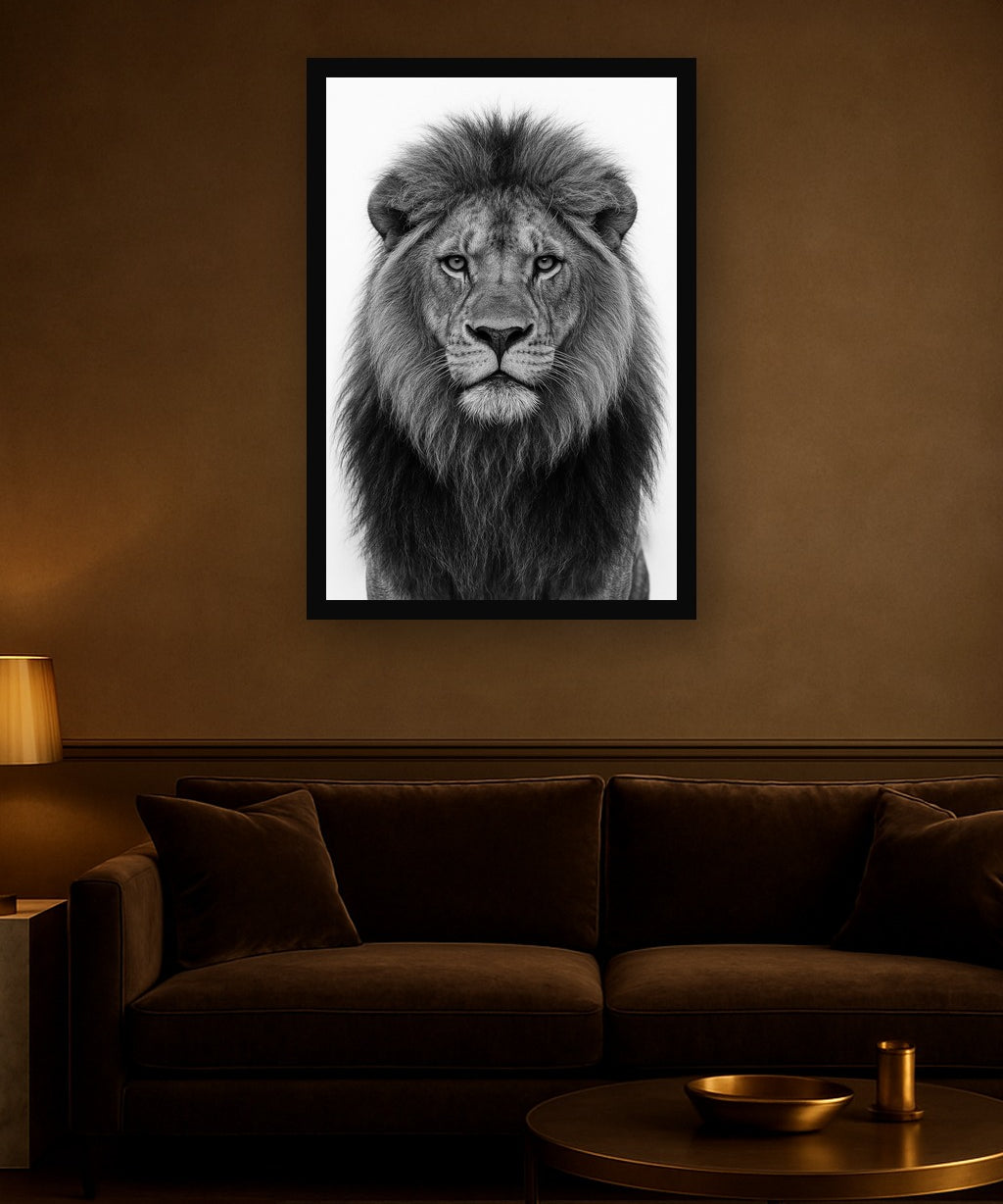 Ash Sovereign interieur mockup met zwarte lijst