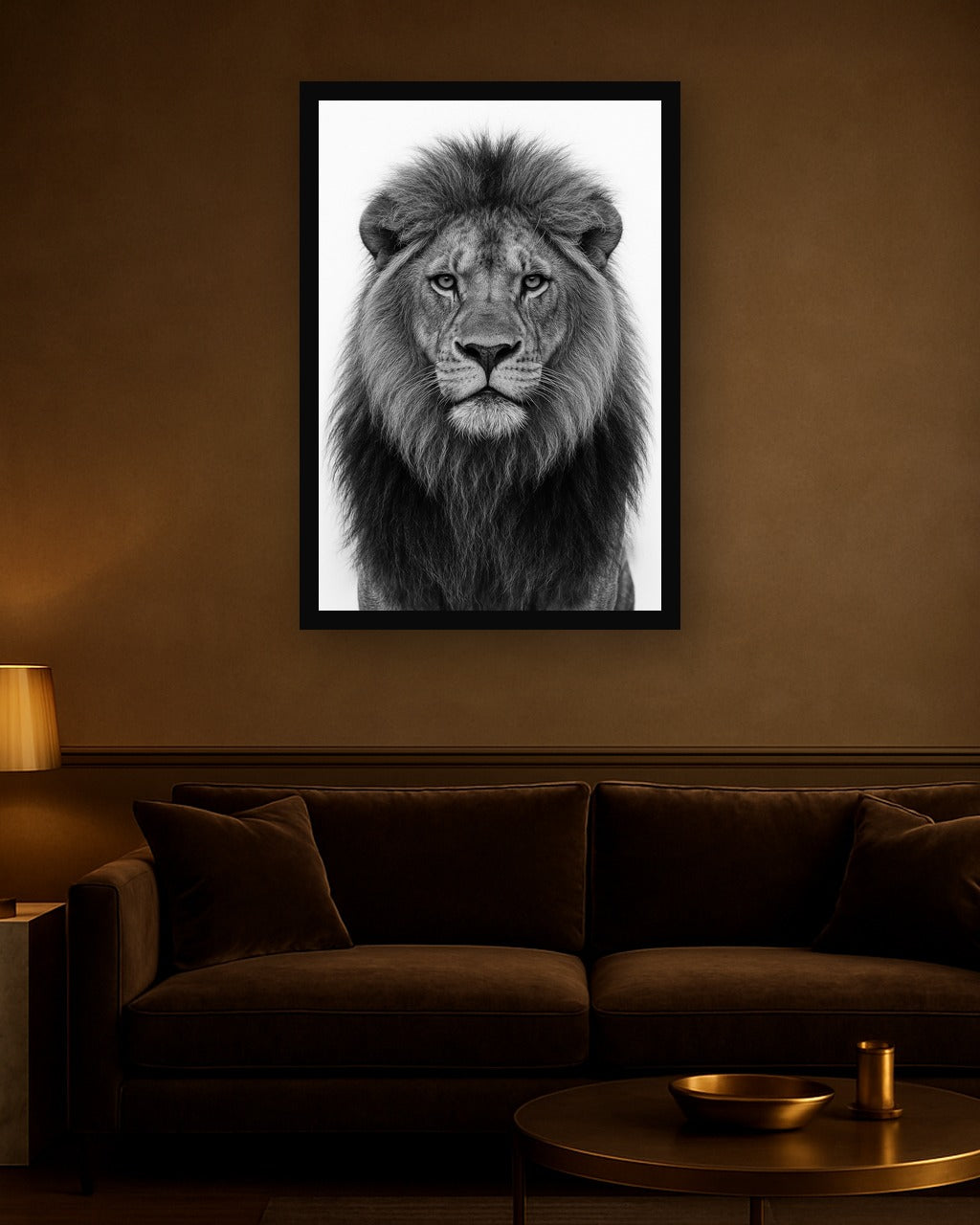 Ash Sovereign interieur mockup met zwarte lijst