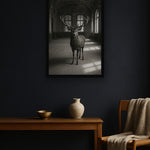 Ballroom Stag interieur mockup met zwarte lijst