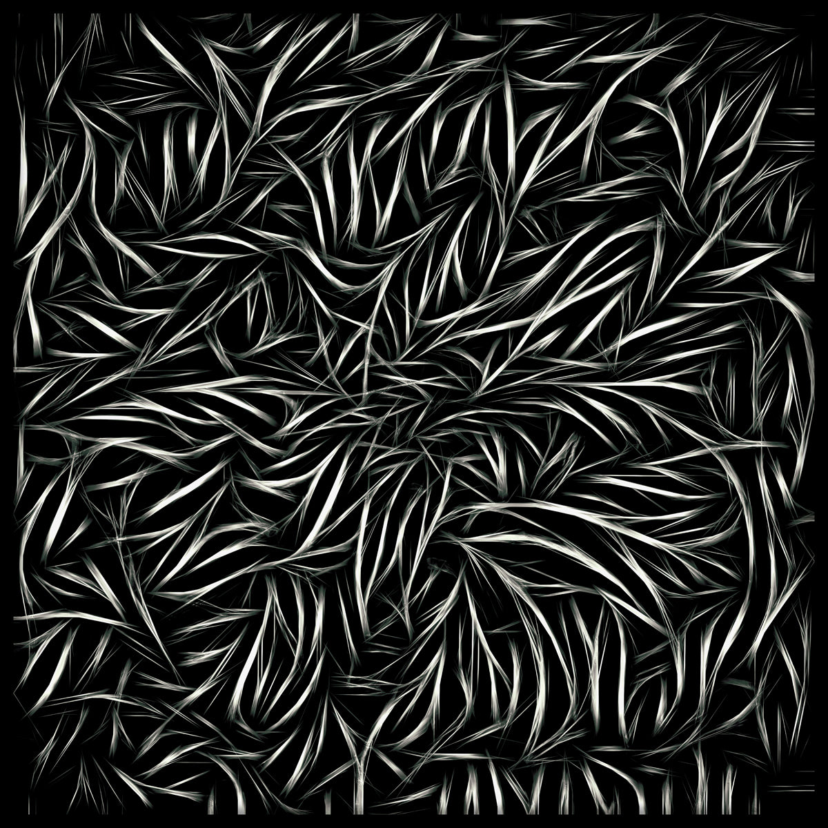 Voluntary Entangled Walldecoration Wandkraft Plexiglas Fine Art glans Aluminium profiel