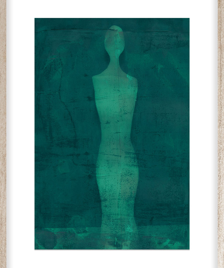 It’s you in Green Walldecoration Wandkraft 60x80 cm Houten Lijst Blank B