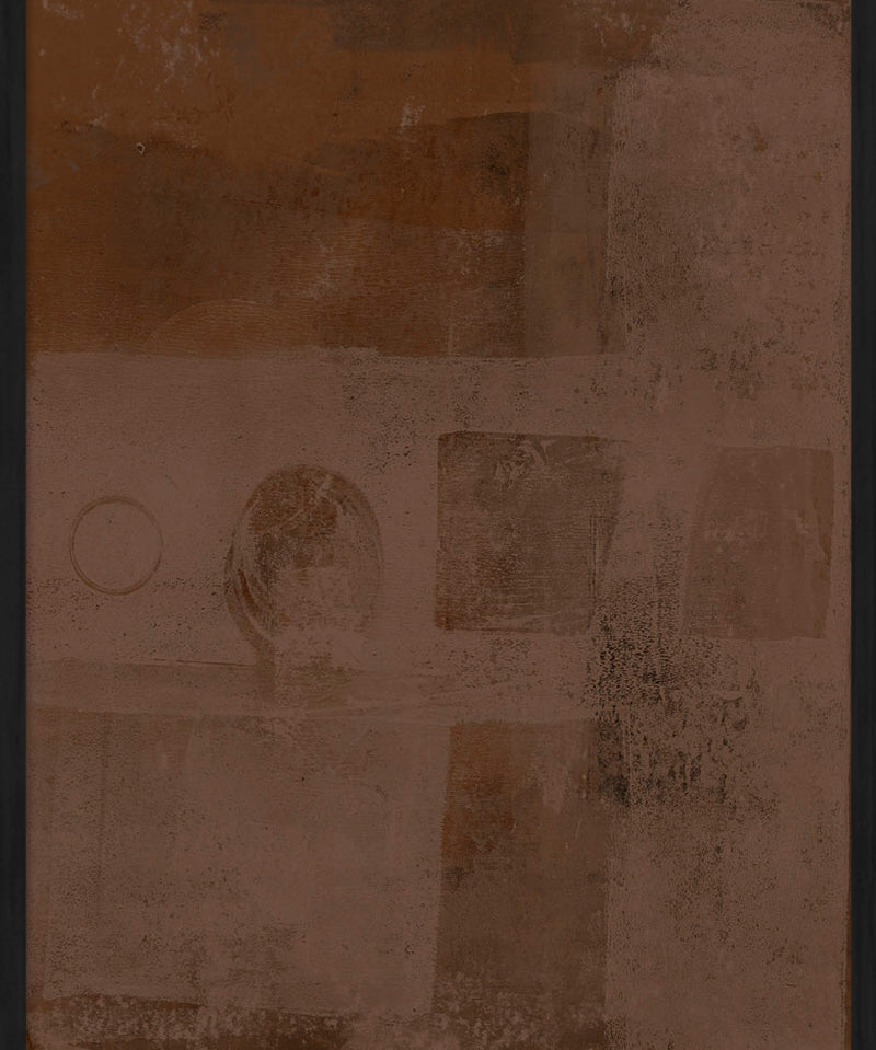 Home is a feeling in brown Walldecoration Wandkraft 21x30 cm Houten Lijst Zwart