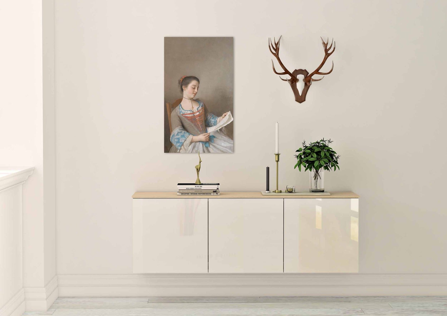Art Facsimile 019 from Jean-Baptiste Greuze Walldecoration Wandkraft