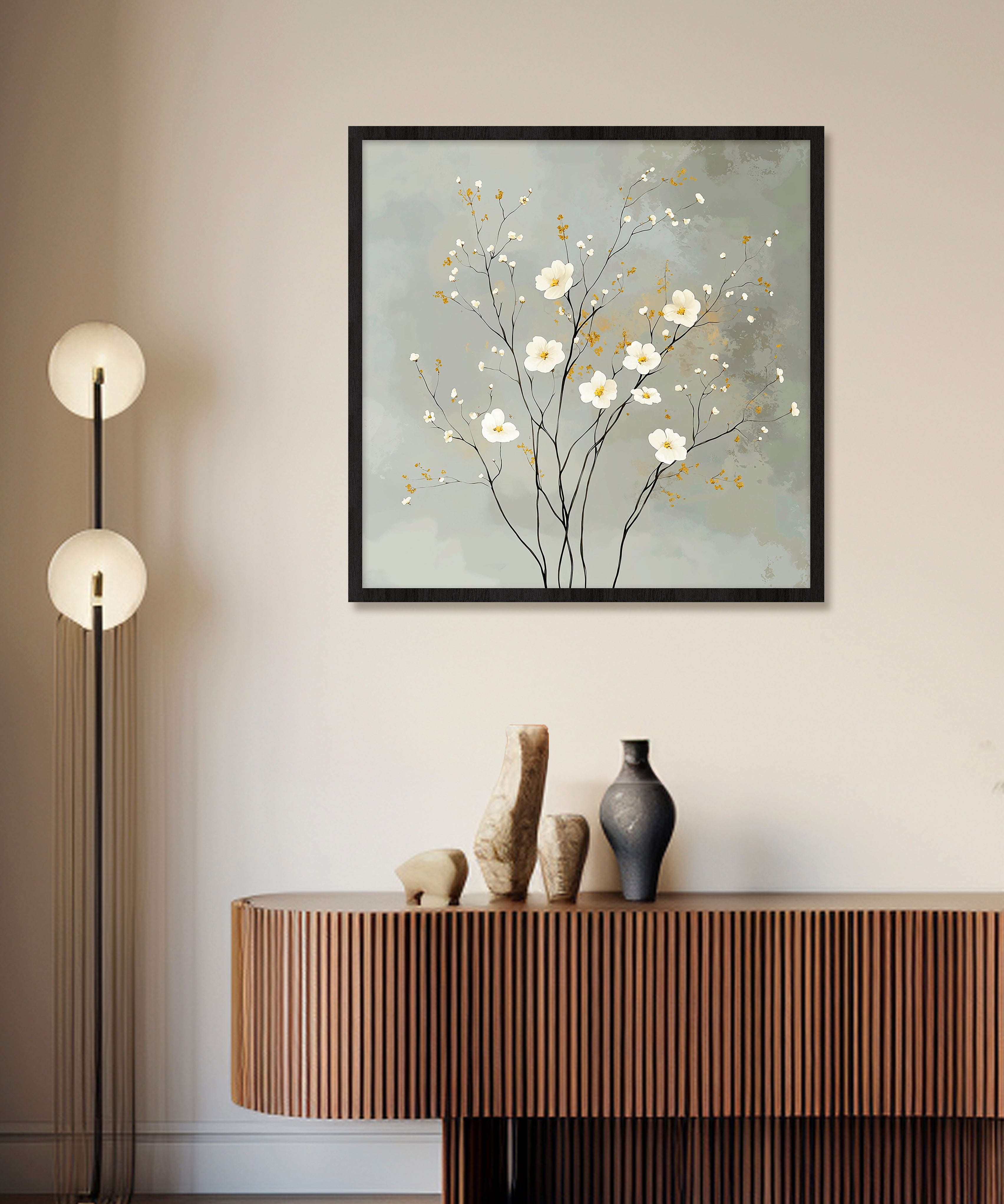 Ethereal Bloom Walldecoration Wandkraft