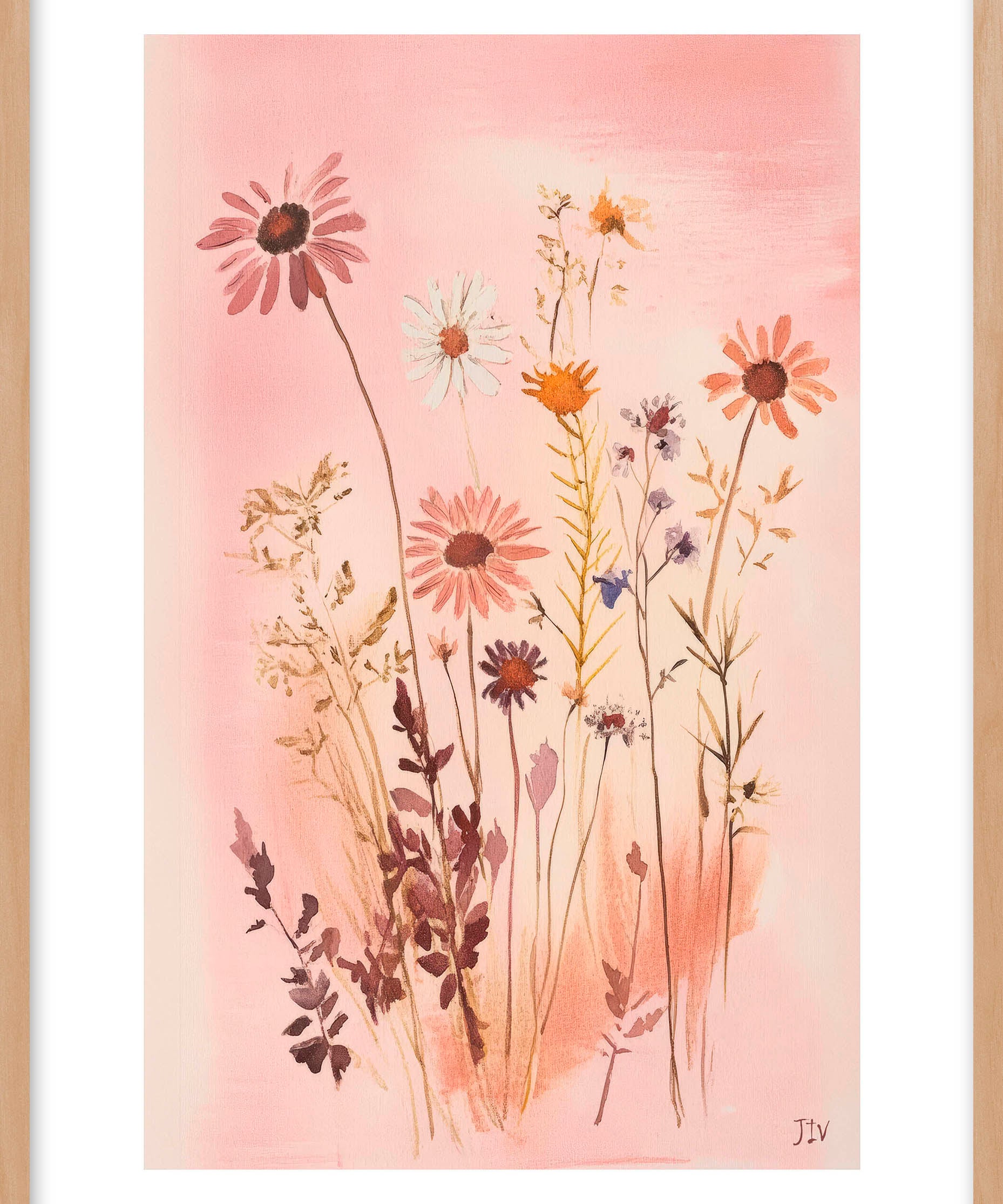 Blossom Whispers Walldecoration Wandkraft