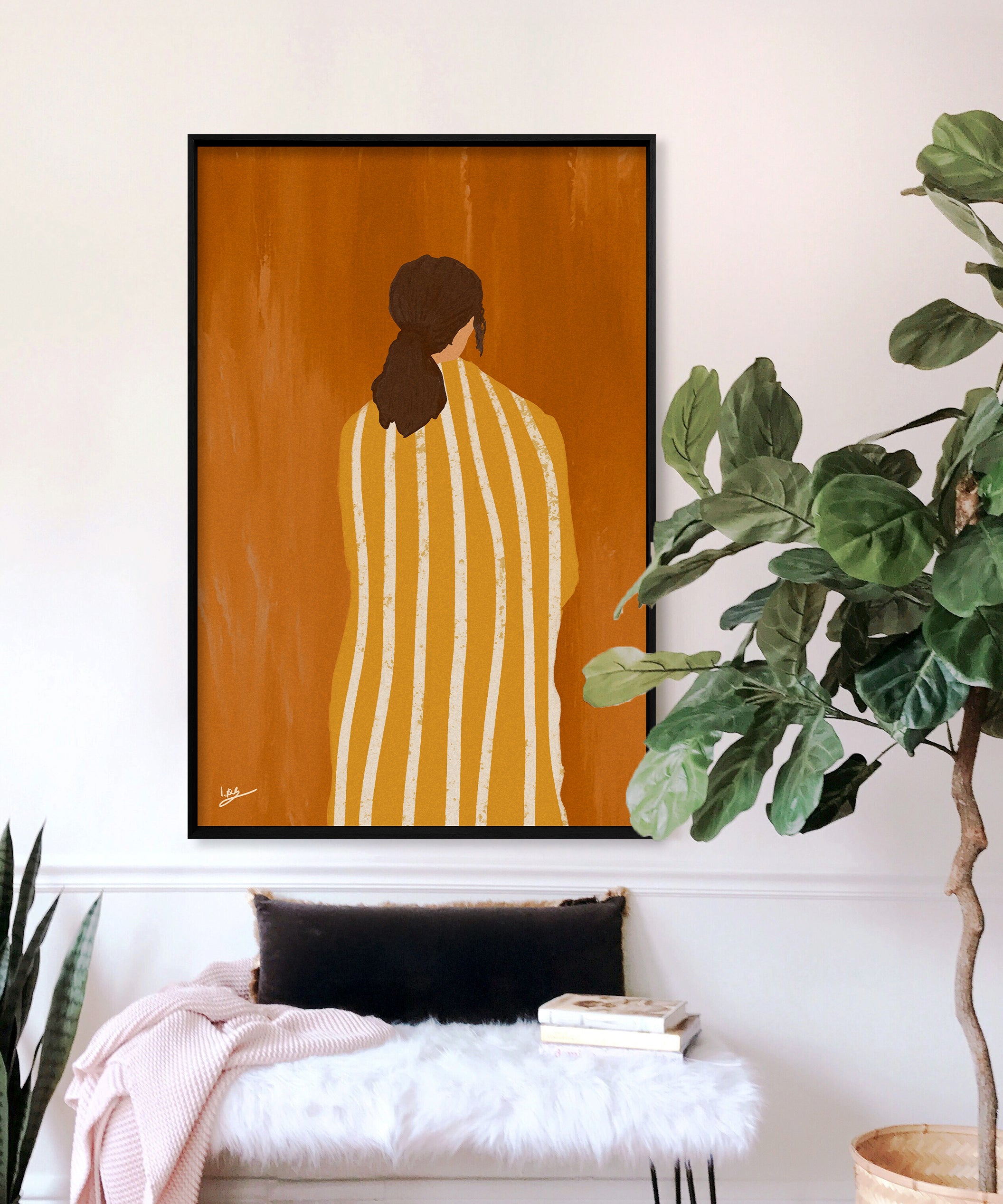 Quiet grace Walldecoration Wandkraft