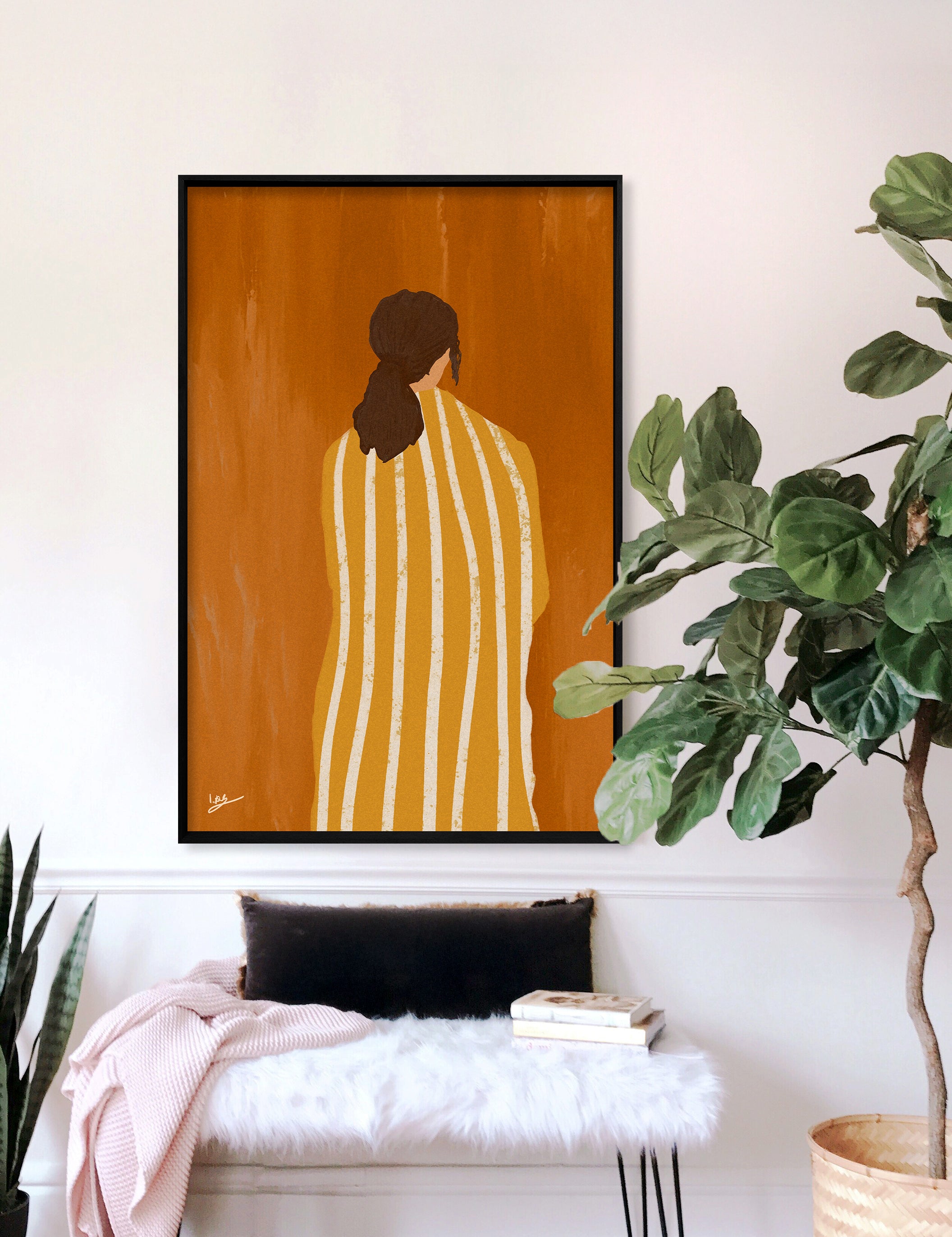 Quiet grace Walldecoration Wandkraft