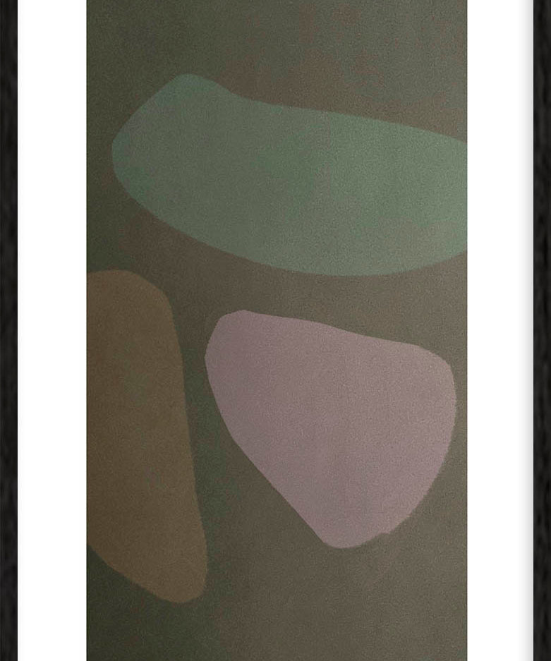 Shapes Walldecoration Wandkraft 70x118 cm Houten Lijst Zwart