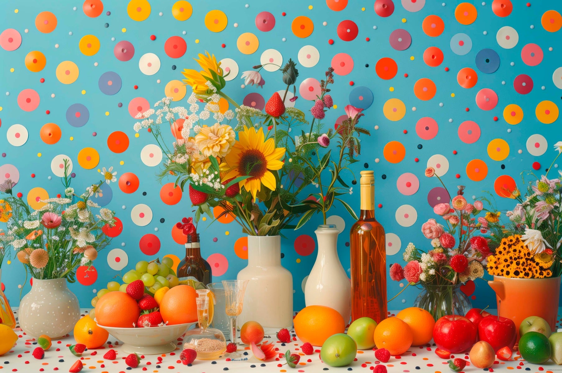 Sunny Celebration Walldecoration Wandkraft 118x70 cm