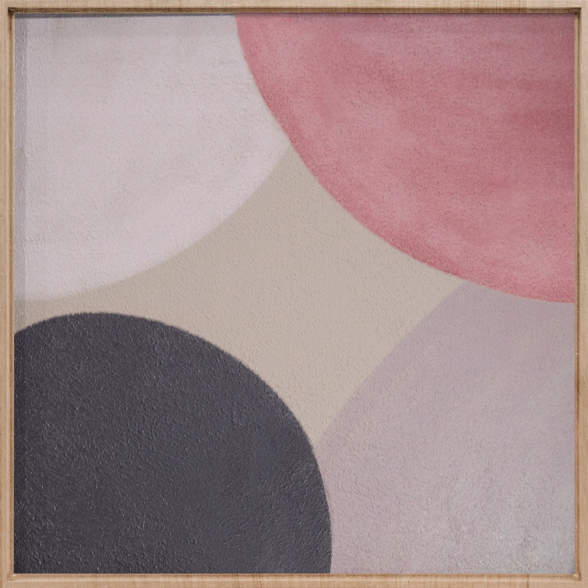 Closer Walldecoration Wandkraft 74x74 cm Art Structure lijst blank
