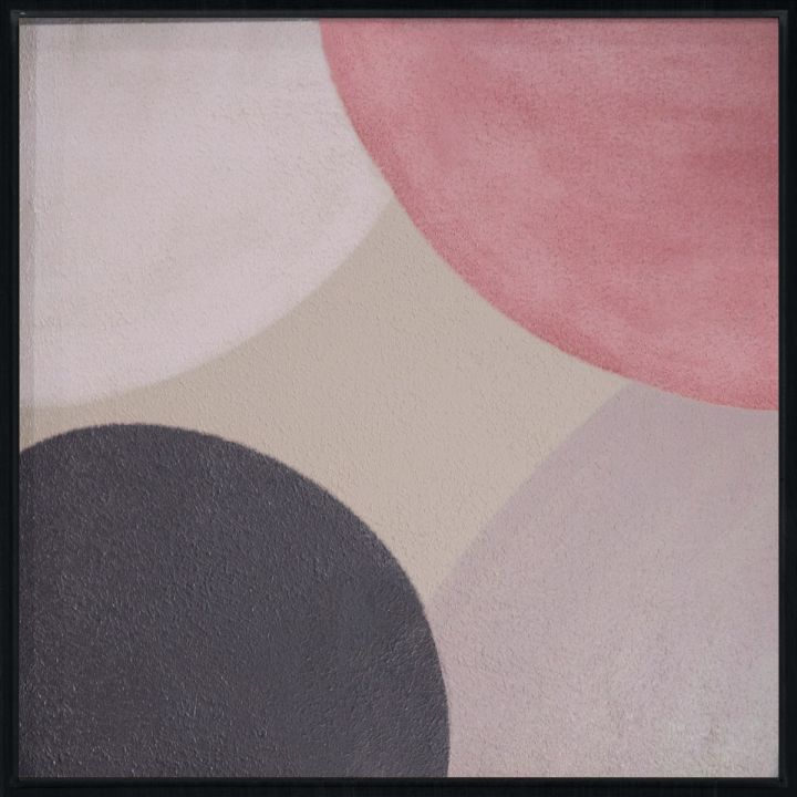 Closer Walldecoration Wandkraft 74x74 cm Art Structure lijst zwart