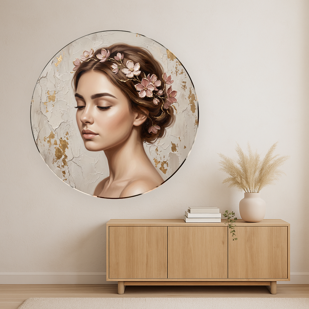 Petal Serenade in een luxe modern interieur
