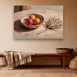 Citrus Table Stimmungsbild ohne Rahmen im Boho Interieur