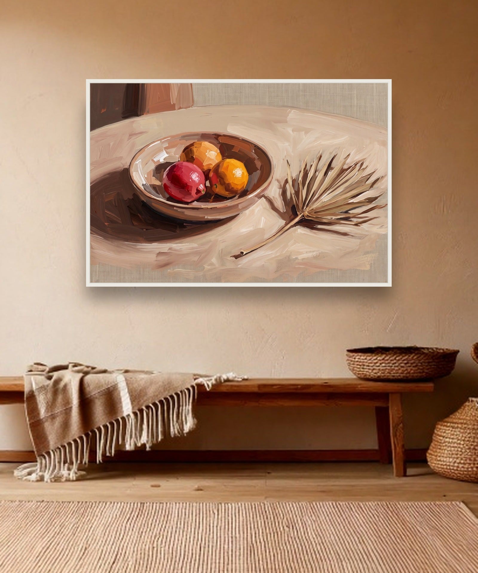 Citrus Table sfeerbeeld met witte baklijst