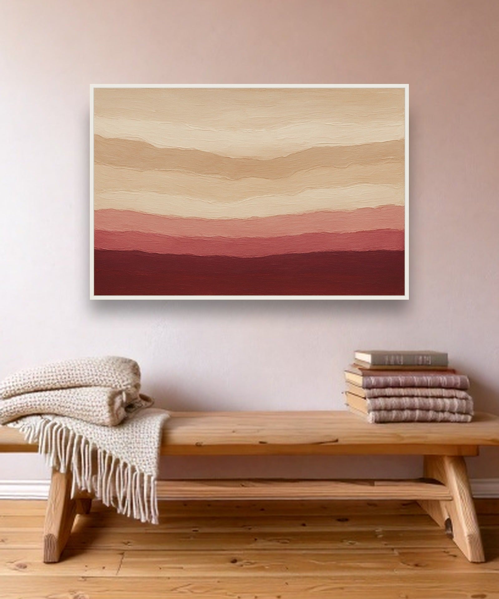 Clay Horizon sfeerbeeld met witte baklijst