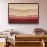 Clay Horizon ambiance avec cadre caisse noir dans un intérieur scandinave