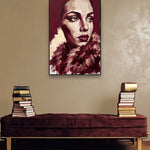 Cold Glance Stimmungsbild mit schwarzem Schattenfugenrahmen im modernen Interieur