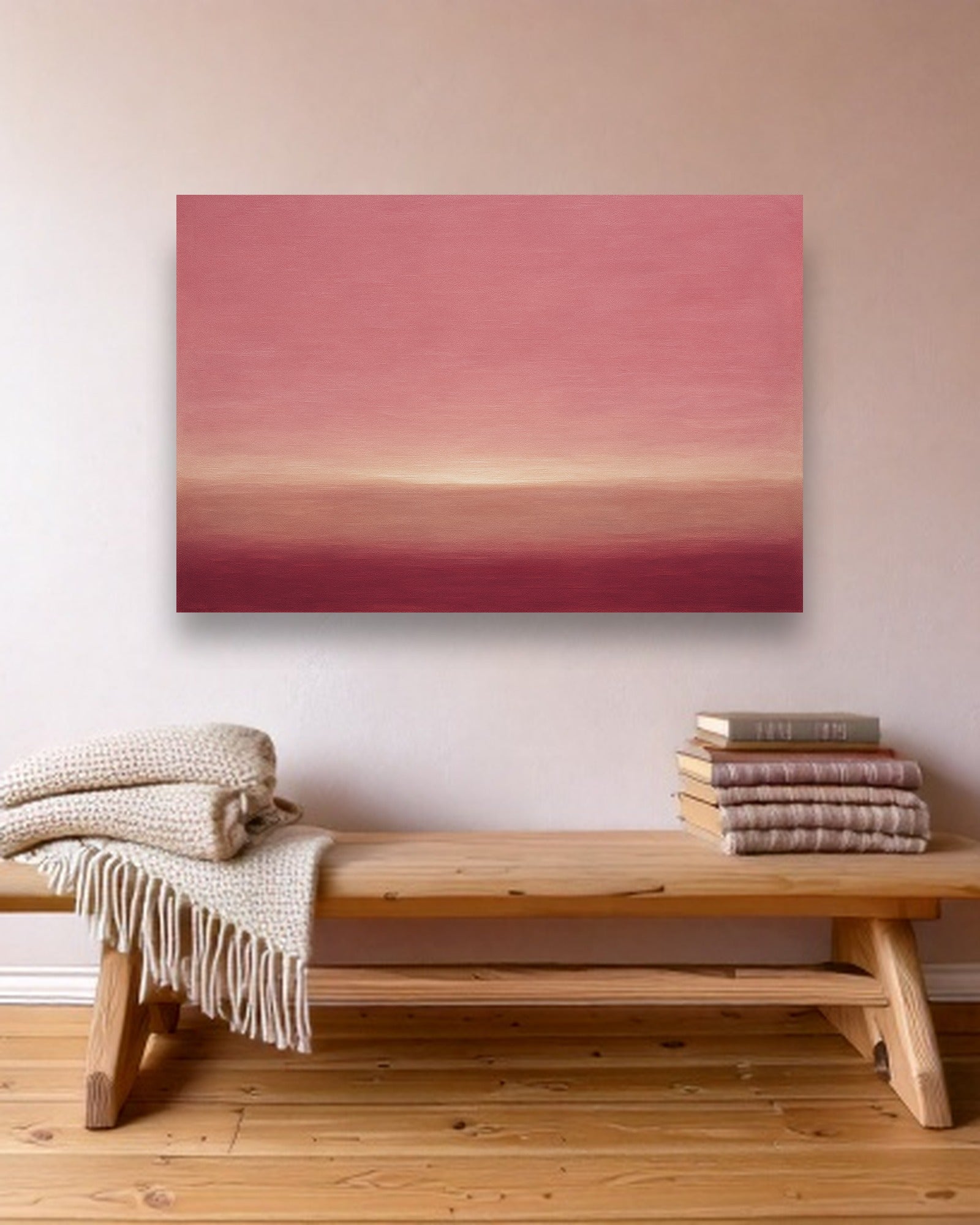Dawn Line ambiance sans cadre dans un intérieur scandinave