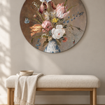 Flowers in a Wan-Li Vase in een interieur