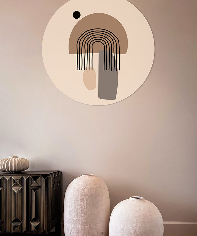 Abstract Geometric Design Walldecoration Wandkraft