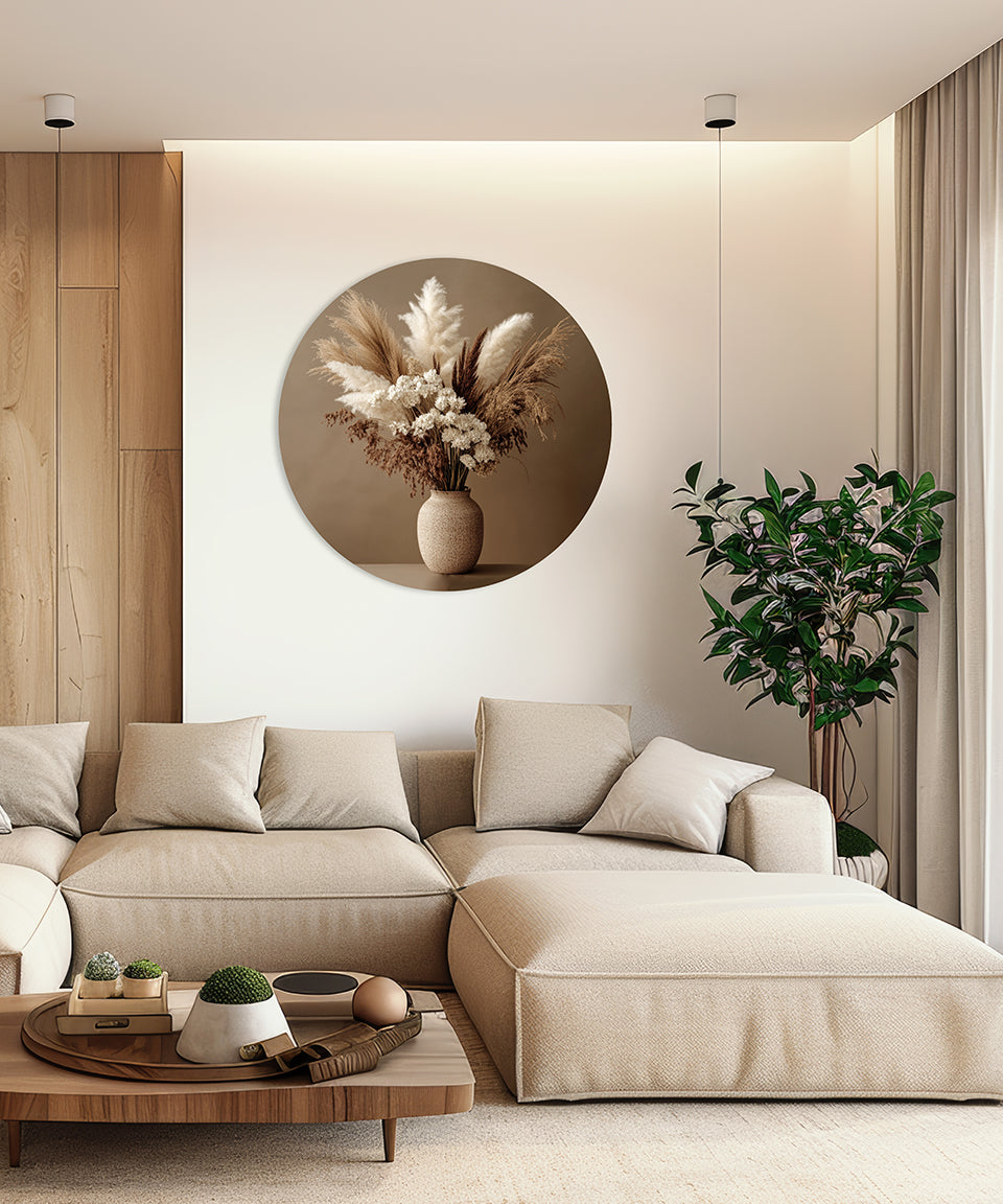 Rustic Dried Flower Walldecoration Wandkraft