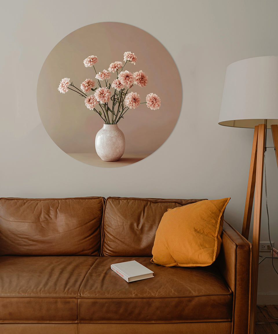 Pink Flowers Walldecoration Wandkraft