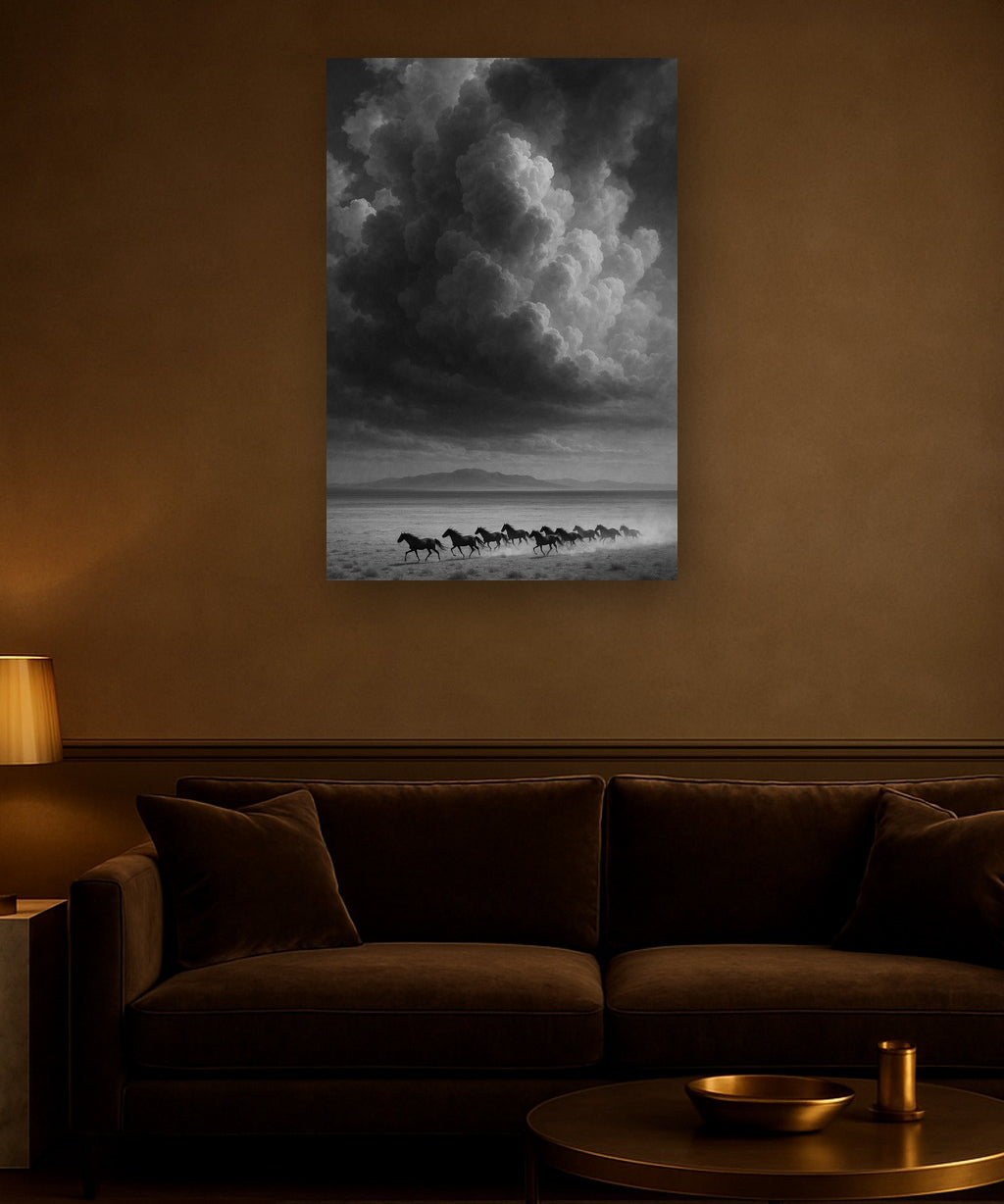 Dust Runners interieur mockup zonder lijst