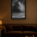 Dust Runners interieur mockup met zwarte lijst