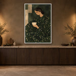 Evergreen Hush sfeerbeeld met witte baklijst in een keuken