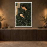Evergreen Hush sfeerbeeld met witte baklijst in een keuken
