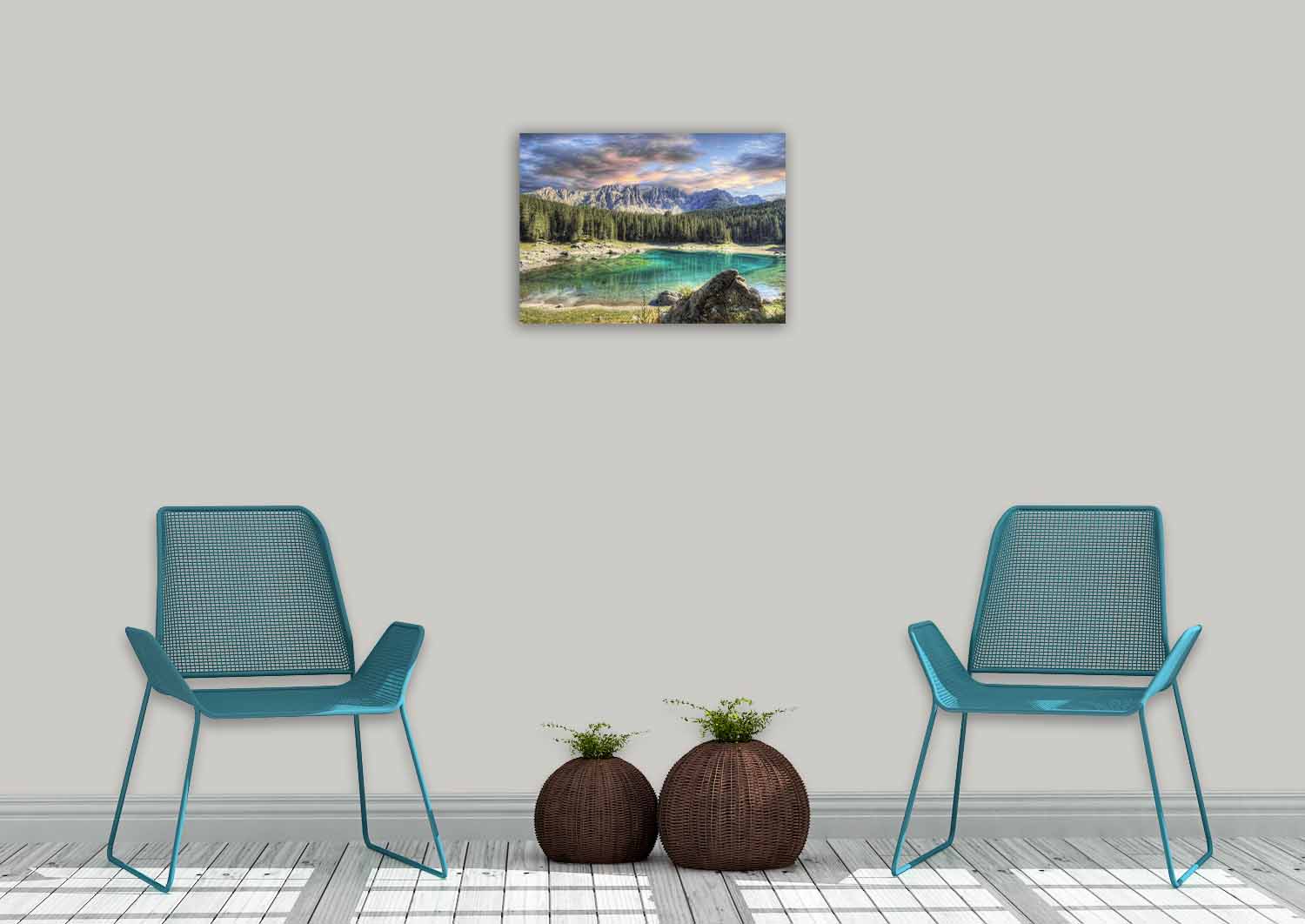 The Emerald Lake Walldecoration Wandkraft