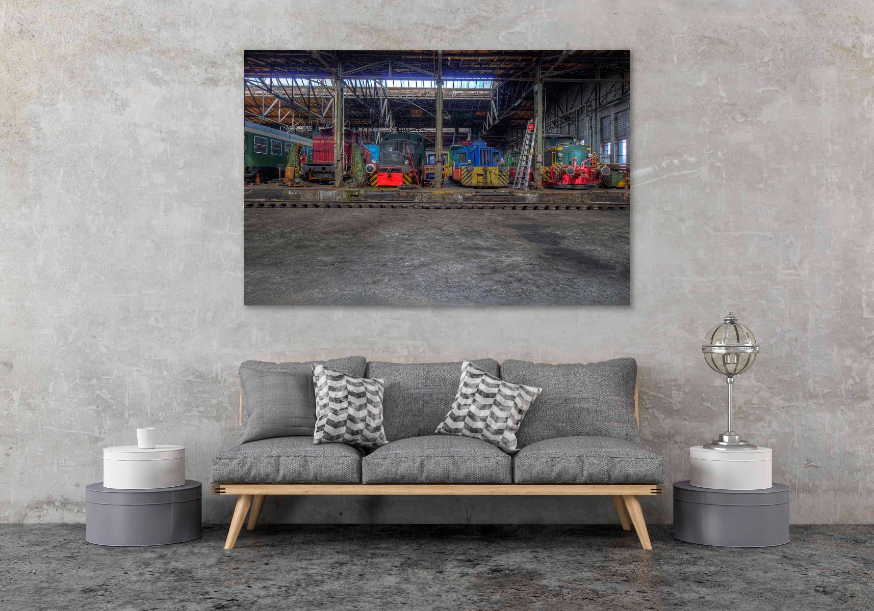 Industrial Icons Walldecoration Wandkraft