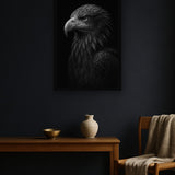 Iron Beak interieur mockup met zwarte lijst