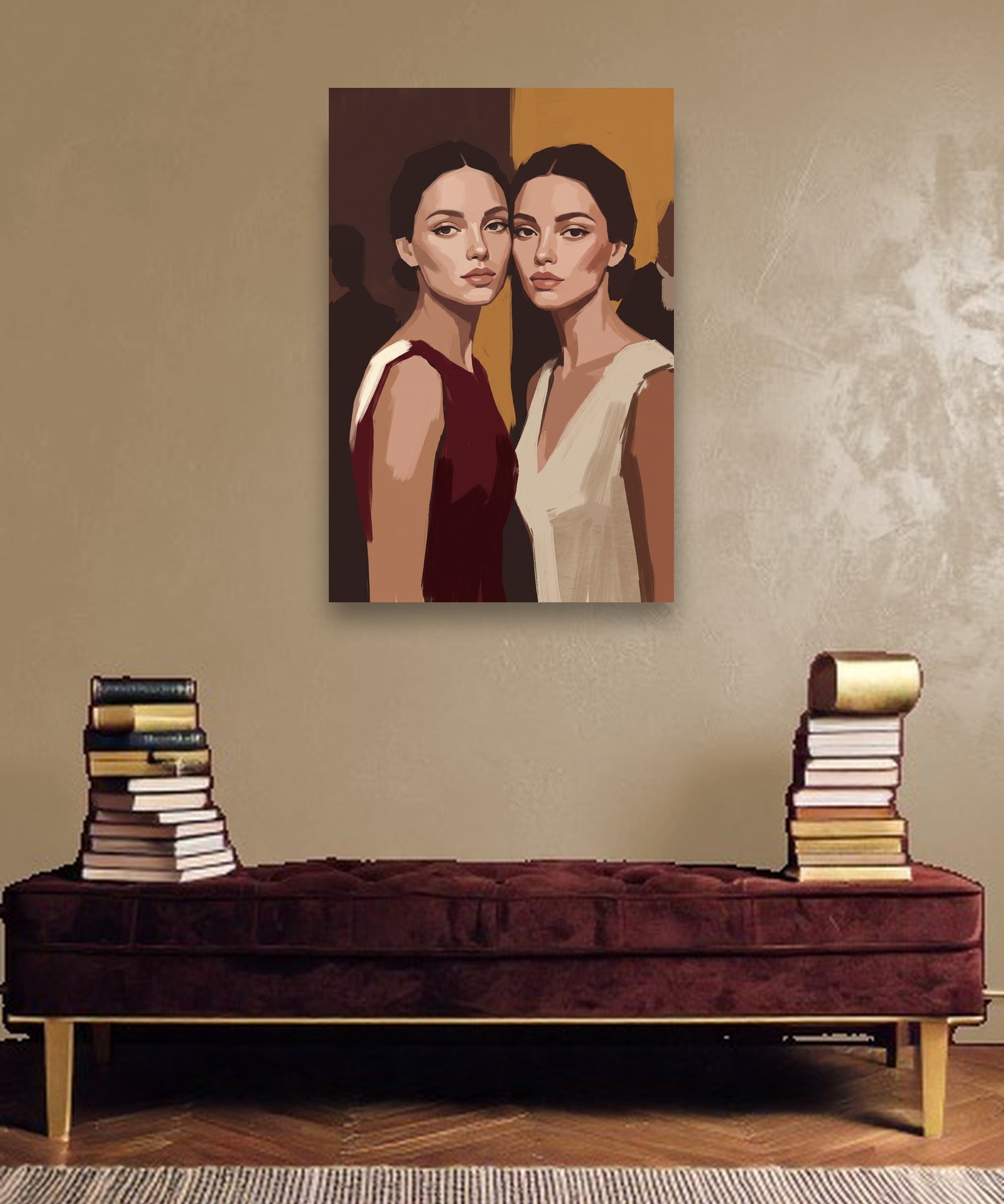 Kindred Light sfeerbeeld zonder lijst in moderne luxe interieur
