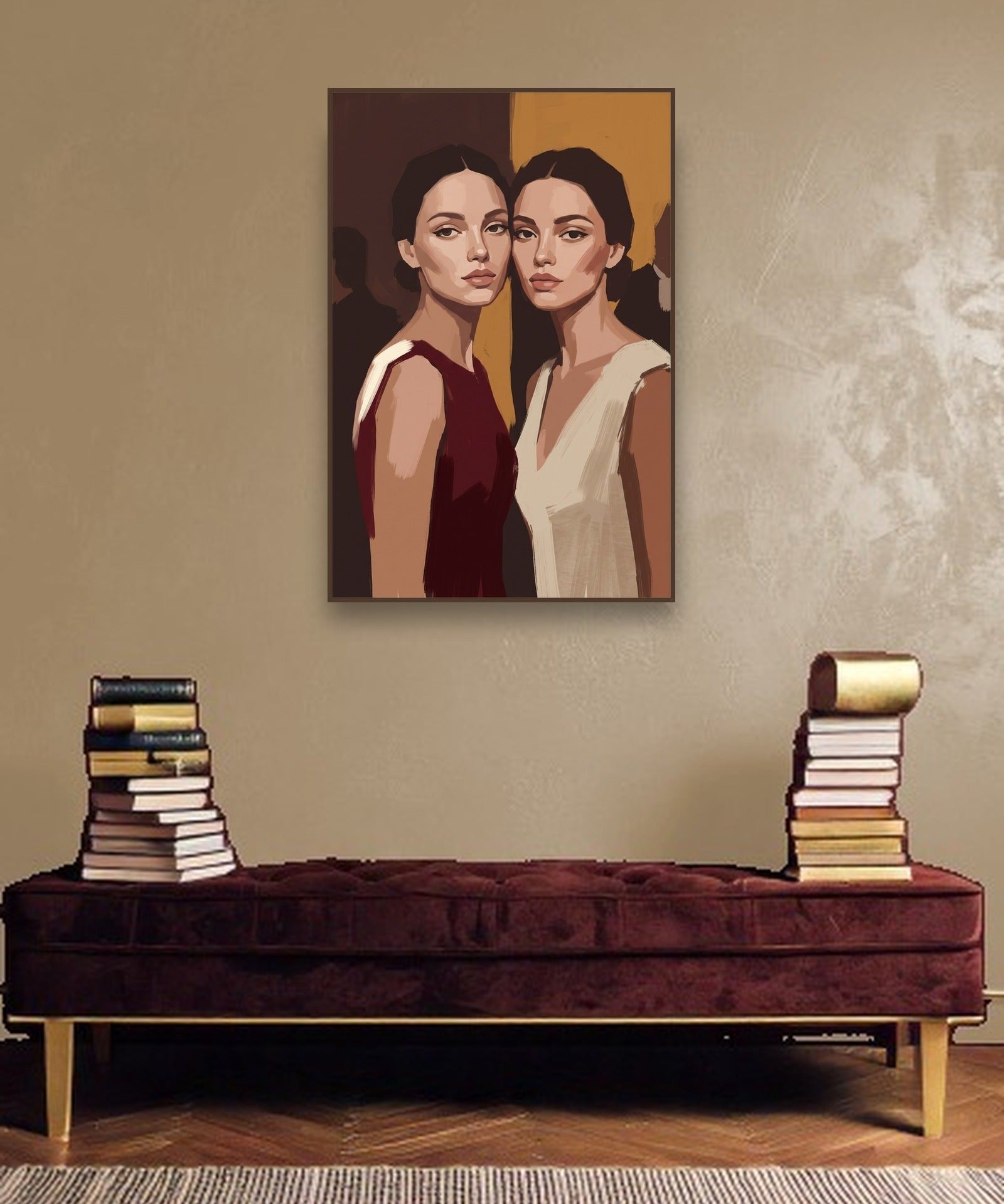 Kindred Light sfeerbeeld met kastanjebruine (wenge) baklijst
