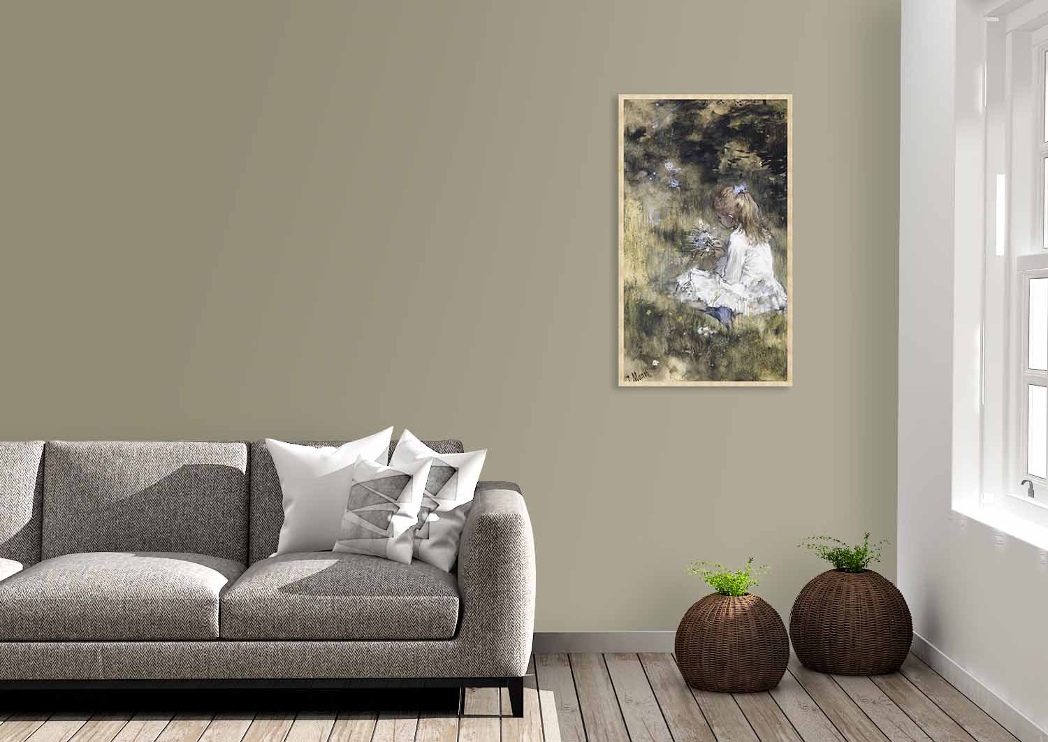 Art Facsimile 005 from Jacob Maris Walldecoration Wandkraft