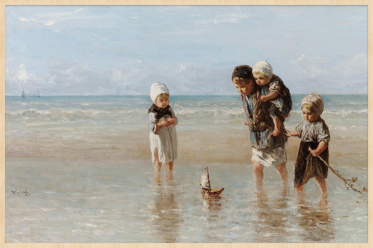 Art facsimile 006 from Jozef Israëls Walldecoration Wandkraft 98x48 cm