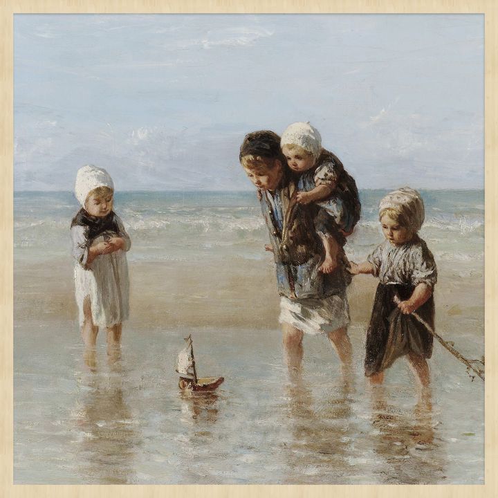 Art facsimile 006 from Jozef Israëls Walldecoration Wandkraft 74x74 cm