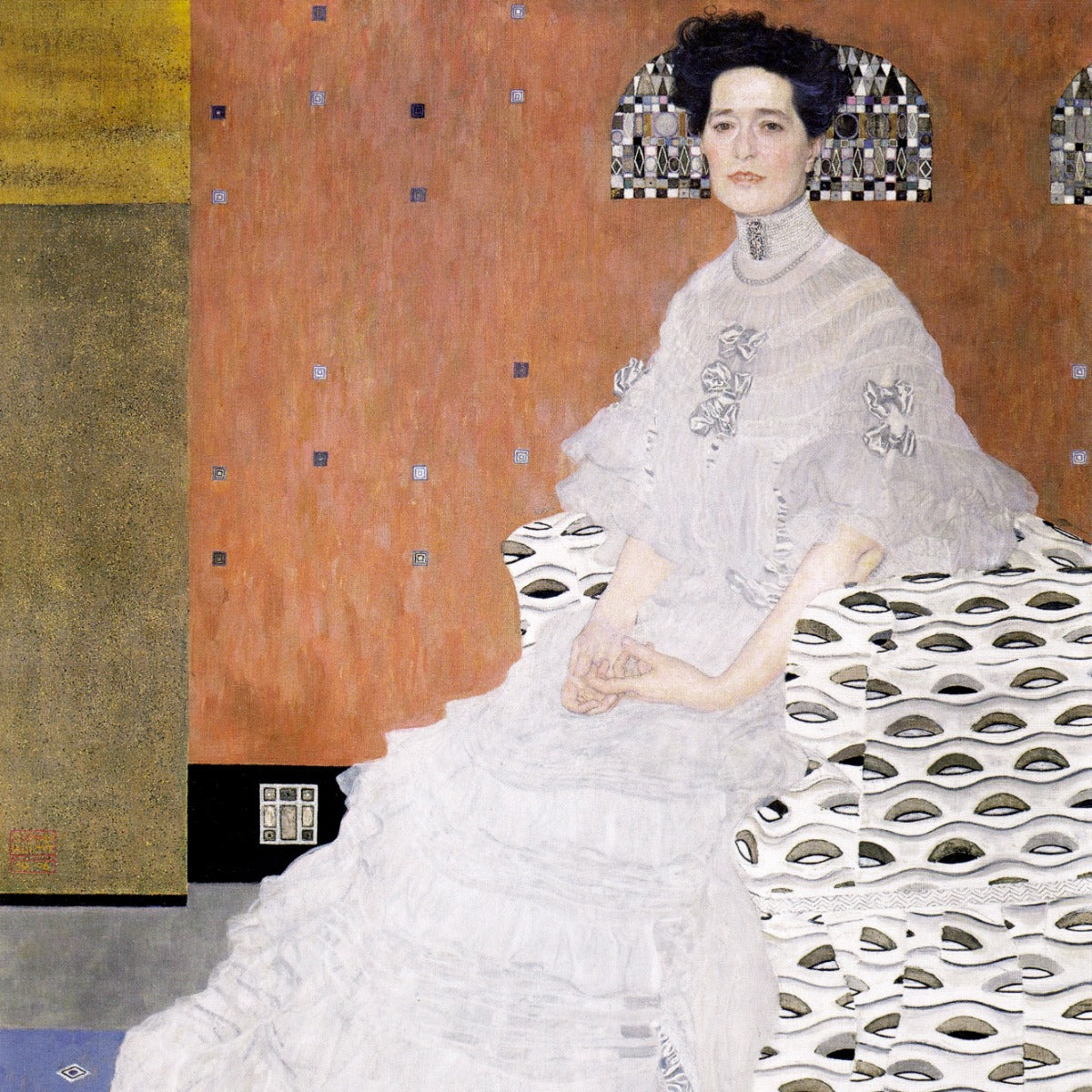 Art Facsimile 059 from Gustav Klimt Walldecoration Wandkraft 74x74 cm
