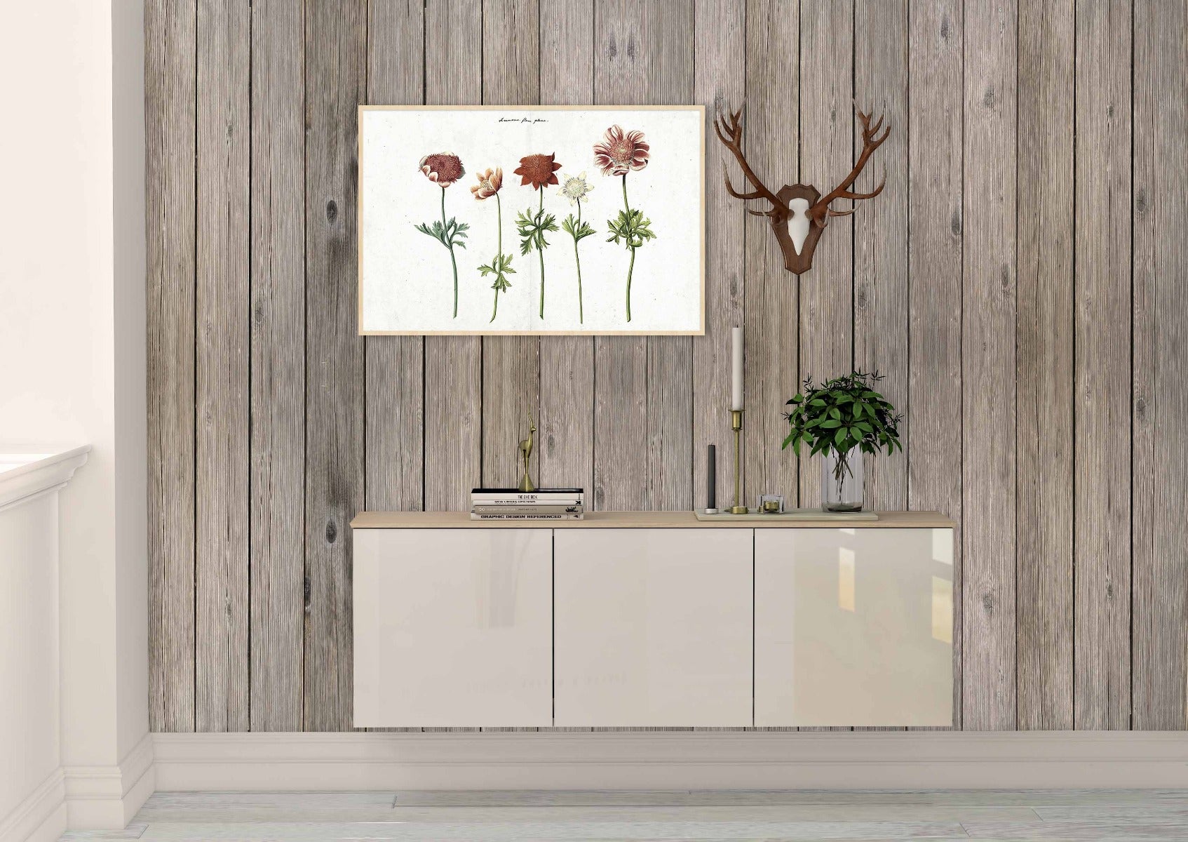 Botanical Stories 016 Walldecoration Wandkraft
