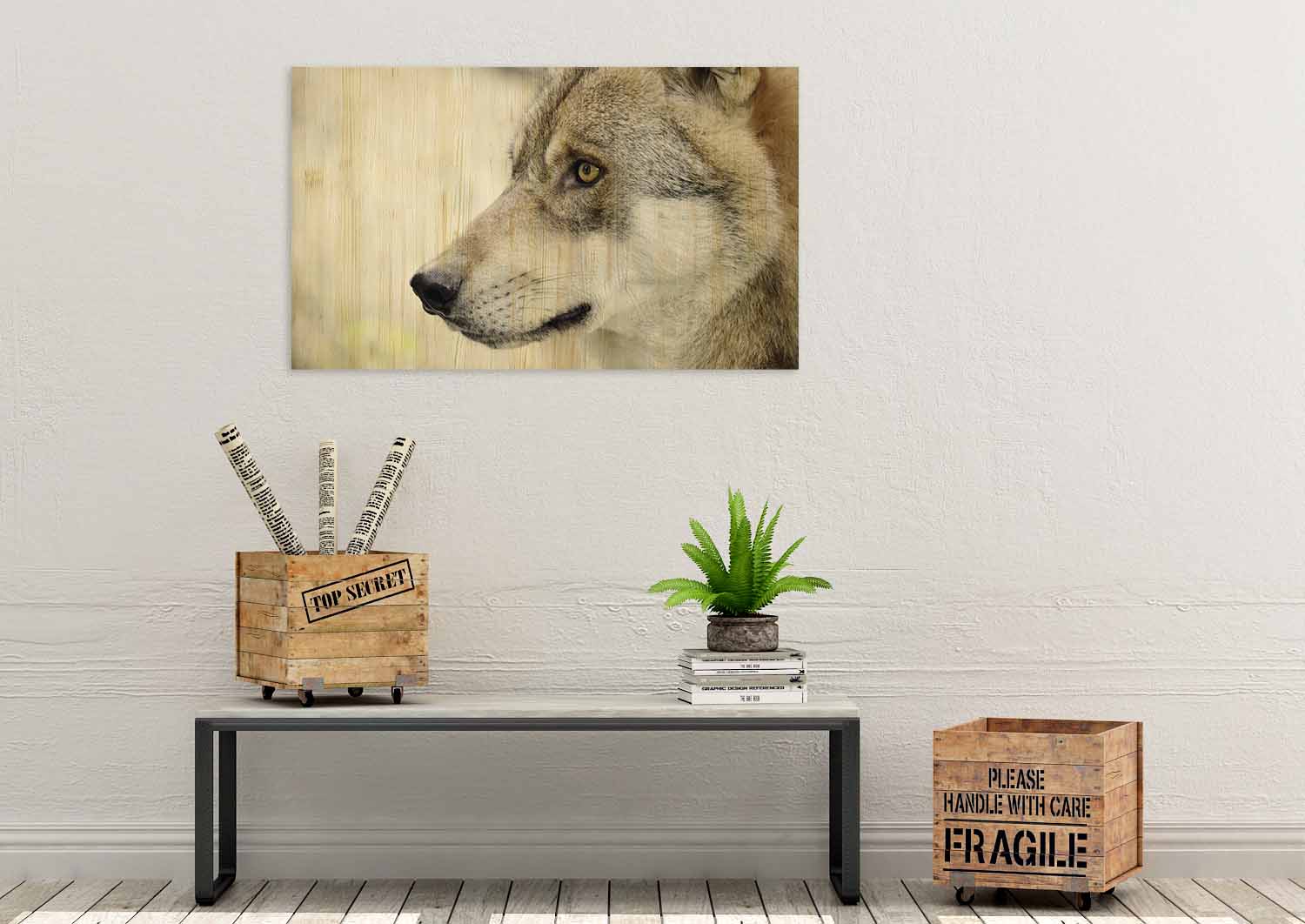European Wildlife 002 Walldecoration Wandkraft