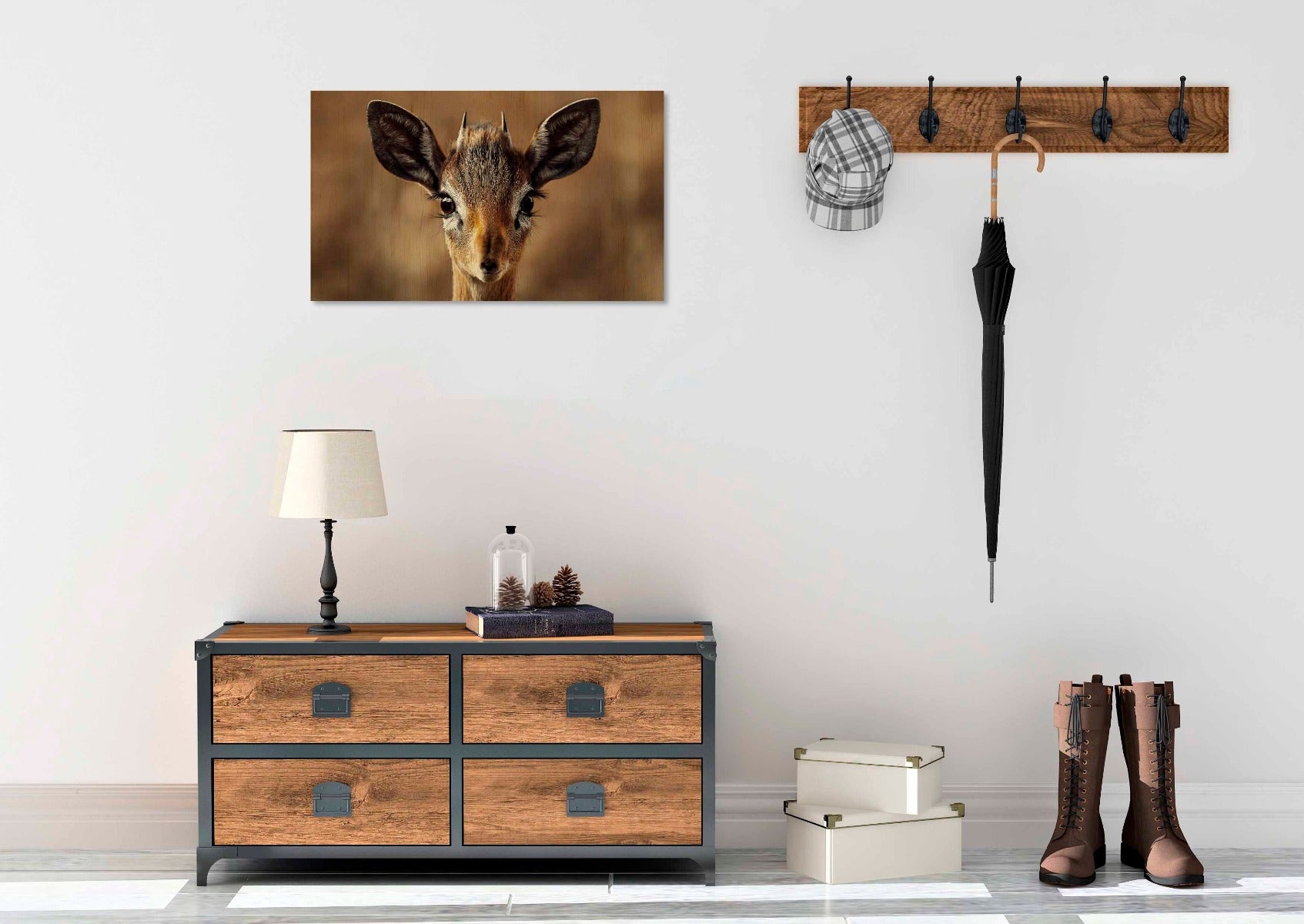 European Wildlife 010 Walldecoration Wandkraft