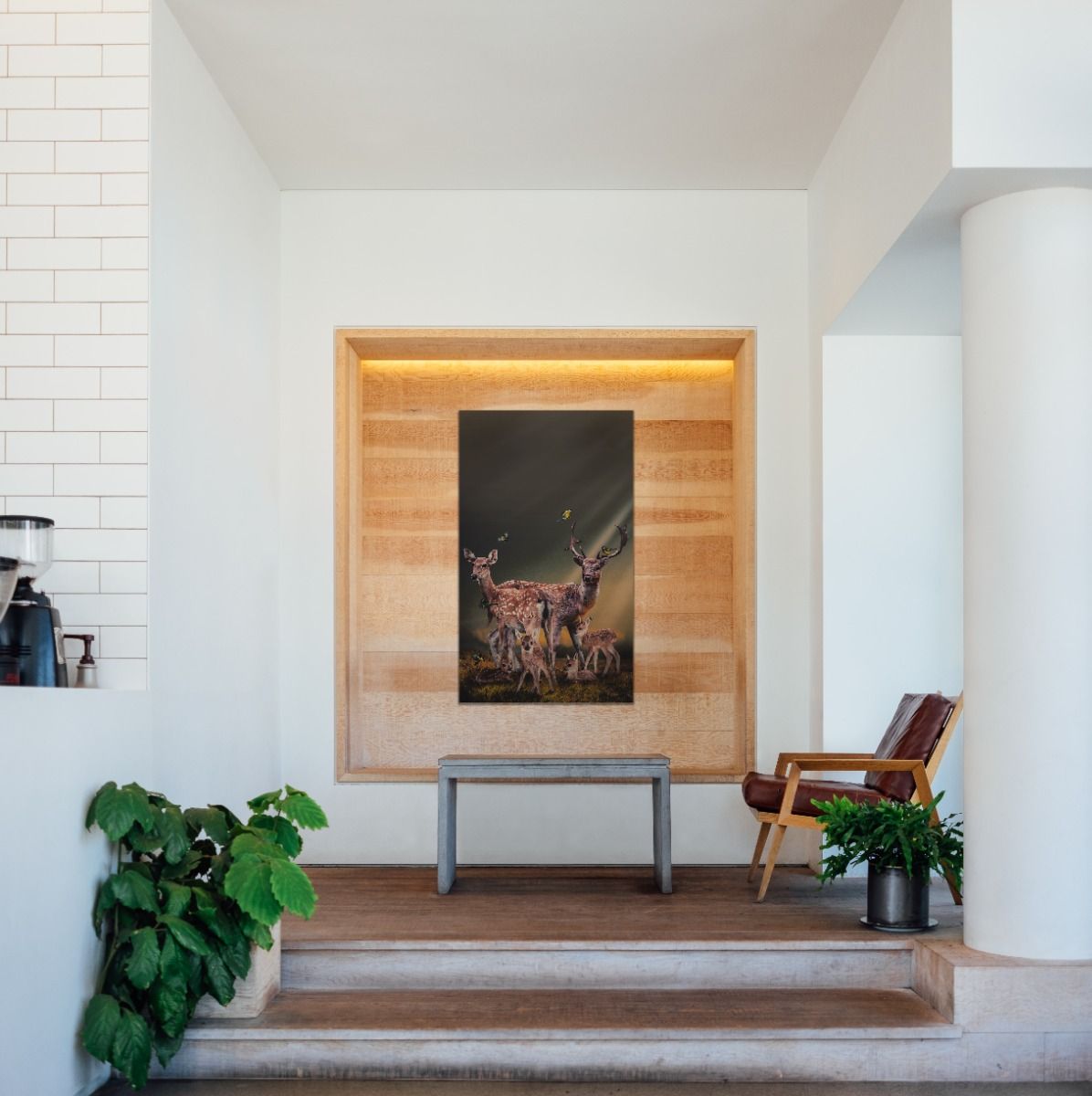 The Deer Family Walldecoration Wandkraft