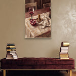 Late Table sfeerbeeld met blanke houten lijst in moderne luxe interieur