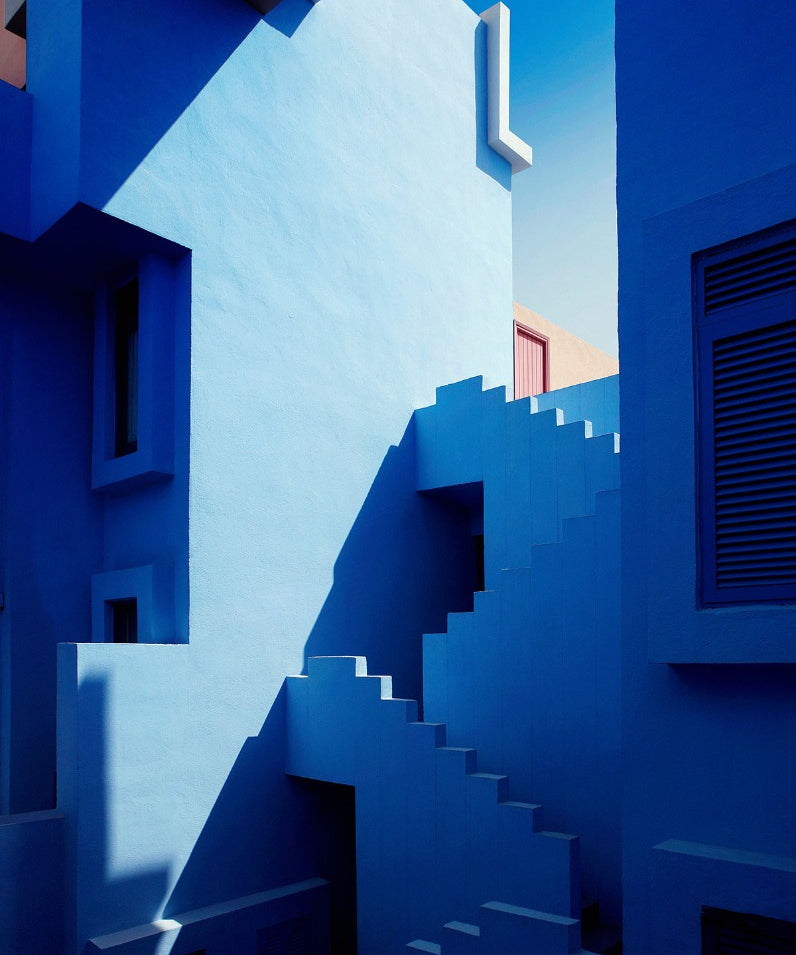 Shades of Blue Walldecoration Wandkraft