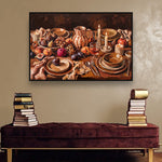 Midday Feast sfeerbeeld met zwarte baklijst in moderne luxe interieur
