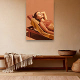 Midday Siesta sfeerbeeld zonder lijst in bohemien interieur